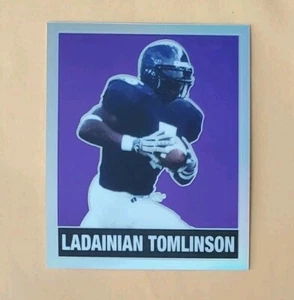 2018 Leaf Originals Metal ‘48 Purple /15 LaDainian Tomlinson #34 HOF Prismatic  - Picture 1 of 4