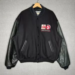 Coca-Cola Varsity Jacket Hometown Hero 39th Grammy Awards Diet Coke XL Black - Picture 1 of 15
