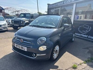 FIAT 500C 1.2 500c My17 1.2 69hp Lounge Convertible Grey Manual Petrol 2016 - Picture 1 of 24