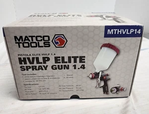 MATCO MTHVLP14 HVLP ELITE SPRAY GUN 1.4MM - Bild 1 von 2