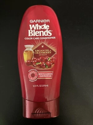 Garnier Whole Blends Argan Oil & Cranberry Color Care Conditioner 12.5 fl oz  - Image 1 of 2