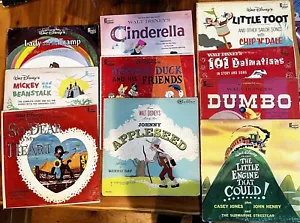 10 Walt Disney Records 101 Dalmations Cenerentola Plus!! - Foto 1 di 1