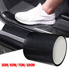 3/5/7/10cm Carbon Scuff Car Fiber Plate Door Cover Sill Panel Step Protect Vinyl Honda FIT