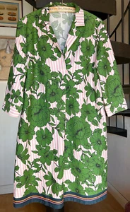 VERA MONT Robe Légère Kleid 40 42 Retro Look Blumen & Streifen Blusenkleid - Bild 1 von 6