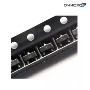 50 Stück BC847C BC847 1G NPN Transistor SOT23 45V 0,1A 0,25W - Bild 1 von 3