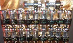 20 PACK NOS* SYLVANIA 6SN7GTB 6SN7GTA 6SN7GT VINTAGE TUBES WORKS EXCELLENT 5692 - Picture 1 of 4