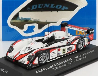 MODELLINO AUTO STATICO DIECAST AUDI R8 N.5 LE MANS 2004 CAPELLO KRISTENSEN 1:43 - Immagine 1 di 4