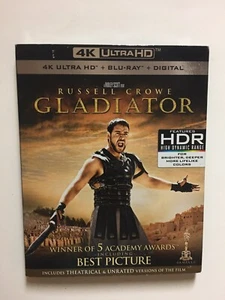 Gladiator (4K UHD Blu-ray/Blu-ray, Digital, 2018) NEW w/slipcover - Picture 1 of 7