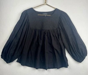 Lucky Brand Women’s Black Boho Top Size SP 1055 - Picture 1 of 6