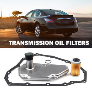 For 2012-19 Versa Nissan Altima Transmission Oil Filters W/Pan Gasket 3PCS