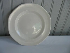 Vtg s/8 Independence ? Westmoreland ? White Ironstone 7" salad bread plates - Picture 1 of 5