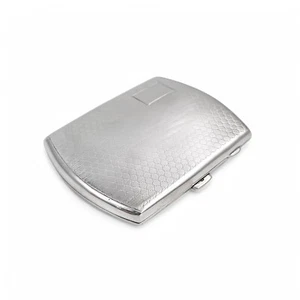 Antico Arte Deco Dorato Argento Sterling da Donna Sigaretta Custodia O - Picture 1 of 12