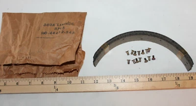 Revestimientos de zapatas de freno Harley-Davidson EE. UU. con remaches parte #44432-54A bandeja, pala, XL, K Foto 1 de 4