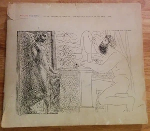 1964 ART CATALOG "PICASSO AND MAN" PABLO PICASSO TORONTO MONTREAL EXHIBITION - Imagen 1 de 10