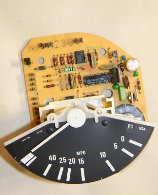 **BMW E30 318i 325e Fuel Economy Consumption Indicator Gauge MPG - Image 1 of 4