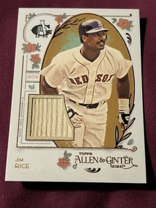 2024 Topps Allen and Ginter Relics #AGRJRI Jim Rice Boston Red Sox HOF 2009 - Picture 1 of 2