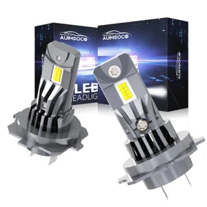 H7 Front 6000K LED Headlight Hi/Lo Bulbs Kit 2pcs For Porsche Boxster 1997-2004 - Picture 1 of 13