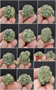 Natural Pyrite Marcasite Specimens Lot Perfect Color & Growth 13Pcs 764g - Picture 1 of 15