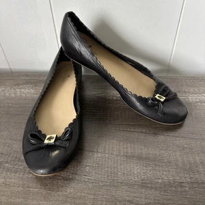 Ballerine donna Kate Spade New York nere slip on fiocco taglia 9,5 - Foto 1 di 6