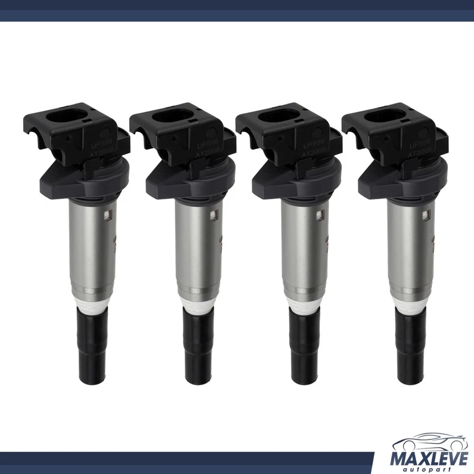 For BMW 650i 4.4L 2012-2015 BMW X3 2.5L 2004-2005 4 Pack Ignition Coils - Изображение 1 из 3
