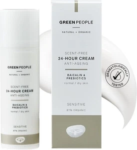 Green People - Organic Face Cream - Day & Night for Sensitive Skin - Anti-agein - Picture 1 of 9