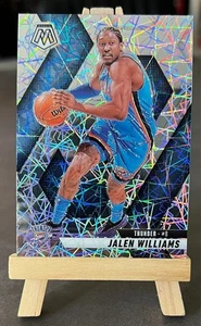 2024-25 Panini Mosaic Silver Velocity Prizm - Jalen Williams #150 / Thunder - Bild 1 von 2