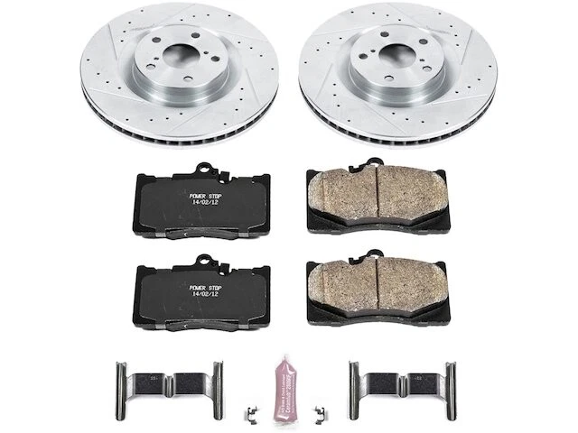 Front Brake Pad and Rotor Kit For 2009-2011 Lexus IS350 2010 NR527XW - Imagem 1 de 1