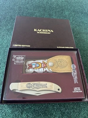 DE COLECCIÓN KACHINA SCRIMSHAW POR SCHRADE CUTLERY Serie #06879 Foto 1 de 4