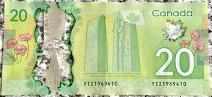 1969-4-10 Birthday Note April $20 Dollar Canada FIZ 1969410 Year Serial Number - Picture 1 of 2