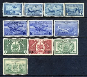 Canada 1938 - 1946 MNH/MLH CV $67 L#6893 - Picture 1 of 1
