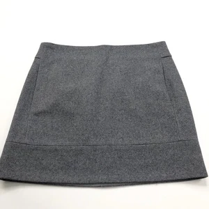 J. Crew Factory 0 (Fits 28W) Wool Blend Women's Mini Skirt Gray - Picture 1 of 8