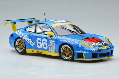 AUTOart 80273 1/18 Porsche 996 (911) GT3R 2002 Daytona 24 Gagnant #66 Bleu 1 : - Photo 1/4