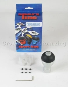 Sport Line Shift (Shifter) Knob - Style - Black Leather - Picture 1 of 2