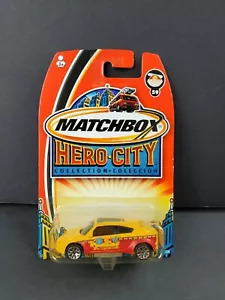 2004 Matchbox Hero City Pontiac Piranha giallo #59 auto pressofusa 97769 - NUOVO - Foto 1 di 9