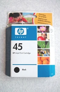 HP 45 cartouche d'encre d'origine NOIR (51645AE), Imprimante Hewlett Packard - Photo 1/2