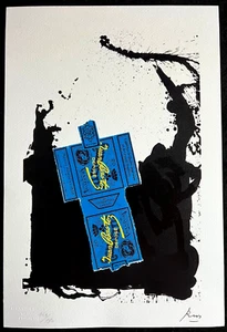 Robert Motherwell Litografía COA Original Firmada Numerada A Lápiz Limitada - Imagen 1 de 12