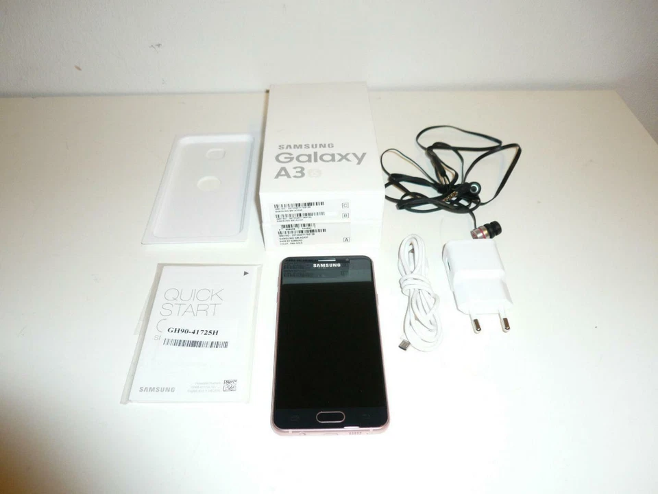 Samsung Galaxy A3 SM-A310F (2016) 16GB Gold Pink OVP, ohne Simlock, 2J. Garantie - Bild 1 von 1