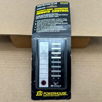 NEW - Black X-10 Powerhouse SH624 WIRELESS Protector Plus Remote - Image 1 of 4