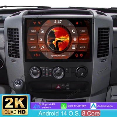 Radio estéreo 13,1"" 4+64G WIFI Carplay para Dodge Freightliner Sprinter 2006-2018 Foto 1 de 4