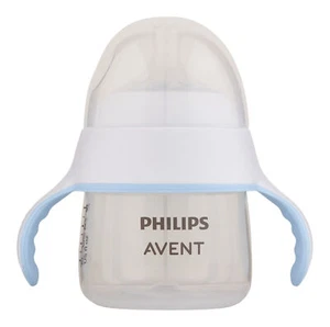 Philips Avent Trainer Sippy Cup w/ Fast Flow Nipple & Soft Spout Clear 5oz. - Picture 1 of 1