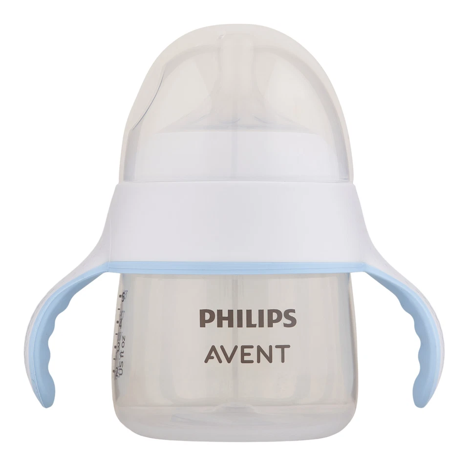 Philips Avent Trainer Sippy Cup w/ Fast Flow Nipple & Soft Spout Clear 5oz. - Image 1 of 1