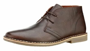 Botas Chukka Gobi Desierto Cinta Roja, Cuero Marrón Molido, Para Hombre, Talla 8 - Imagen 1 de 3