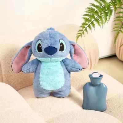 Stitch Angel Lotso suave invierno portátil cálido felpa botellas de agua para novia Foto 1 de 4