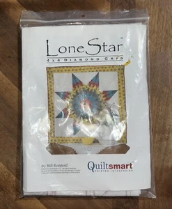 QUILTSMART Interfaz Impresa Estrella Solitaria 4x4 Rejilla Diamante Colgante de Pared Nuevo en Paquete - Imagen 1 de 4