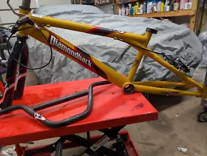 Cuadro y horquilla BMX Diamondback Viper X Franko) frenos 2001 escuela secundaria*envío gratuito* - Imagen 1 de 15
