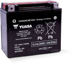 Yuasa Maintenance Free Battery YTX20L-BS YUAM320BS