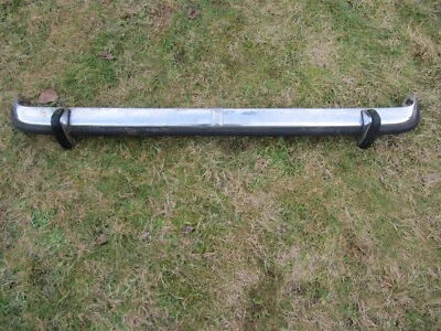 Genuine 1972 Mercedes W115 220D Sedan American Low Profile REAR Chrome Bumper - Image 1 of 4