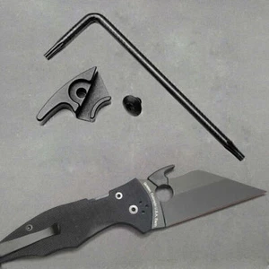 Herramientas personalizadas de aleación de aluminio hágalo usted mismo para cuchillo plegable Spyderco Yojimbo 2 SPY C85 - Imagen 1 de 8