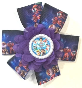 Hermoso lazo para el cabello inspirado en la familia Paw Patrol para niñas. - Imagen 1 de 3