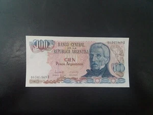 Banconote Argentina 100 Pesos F.d.s. - Foto 1 di 2